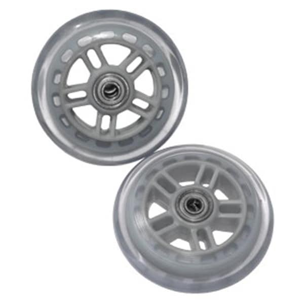 Razor Usa Razor 134932-CL Set Of Two 98MM Replacement Wheels For Razor A And A2 Kick Scooter - Clear 134932-CL - main